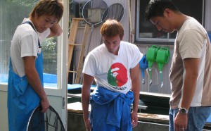 The Brothers of Jirosuke Koi Farm.