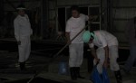 Futoshi Mano and Shigeru Mano of Dainichi Koi Farm.